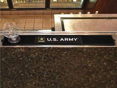 BBQ Grill Mat U.S. Armed Forces Sports  Army Drink Tailgate Mat 3.25"x24"