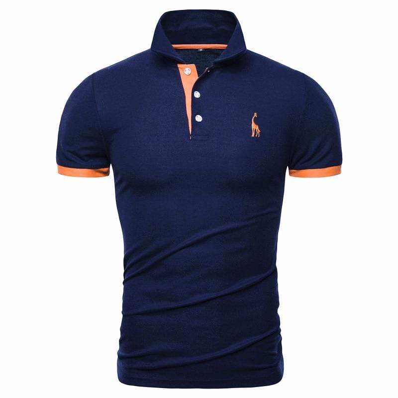 Dropshipping 13 Colors Brand Quality Cotton Polos Men Embroidery Polo Giraffe Shirt Men Casual Patchwork Male Tops Clothing Men AExp