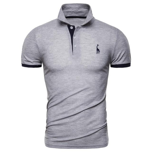 Dropshipping 13 Colors Brand Quality Cotton Polos Men Embroidery Polo Giraffe Shirt Men Casual Patchwork Male Tops Clothing Men AExp