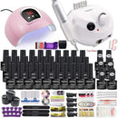 Dropshipping 30/20/10 Color Nail Gel Polish Set 120W Nail Lamp Manicure Set Acrylic Kit With High Quality 20W Nail Drill Machine AExp
