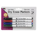 DRY ERASE MARKER THIN LINE 4 PK-Supplies-JadeMoghul Inc.