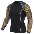 Dry Fit Full Sleeves Fitness Shirts-TC117-Asian Size S-JadeMoghul Inc.
