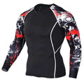 Dry Fit Full Sleeves Fitness Shirts-TC119-Asian Size S-JadeMoghul Inc.