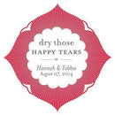 Dry Those Happy Tears Sticker Sea Blue (Pack of 1)-Favor-Lemon Yellow-JadeMoghul Inc.