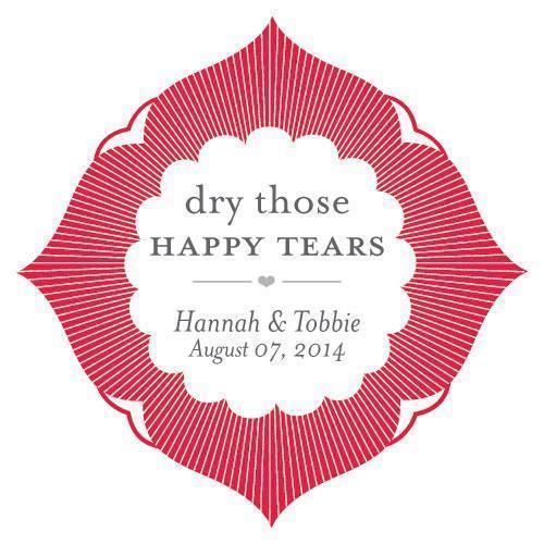 Dry Those Happy Tears Sticker Sea Blue (Pack of 1)-Favor-Sea Blue-JadeMoghul Inc.