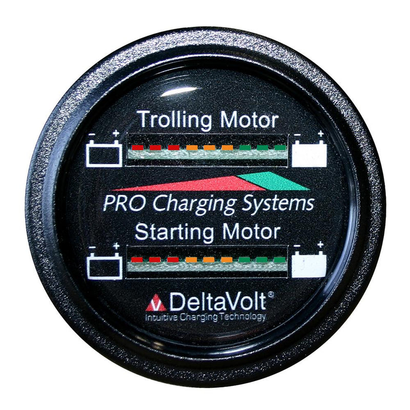 Dual Pro Battery Fuel Gauge - Marine Dual Read Battery Monitor - 12V-36V System - 15 Battery Cable [BFGWOM1536V-12V]-Battery Management-JadeMoghul Inc.