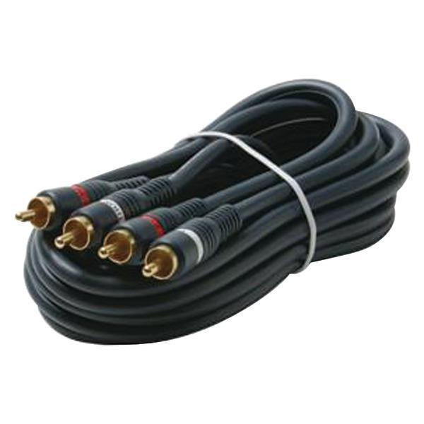 Dual RCA Stereo Cables (50ft)-Cables, Connectors & Accessories-JadeMoghul Inc.