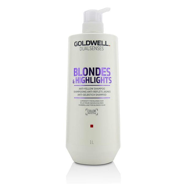 Dual Senses Blondes & Highlights Anti-Yellow Shampoo (Luminosity For Blonde Hair) - 1000ml-33.8oz-Hair Care-JadeMoghul Inc.