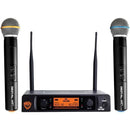 Dual-Transmitter Digital Wireless Microphone System (2 Digital HT(TM) Handheld Microphones)-Microphones & Accessories-JadeMoghul Inc.