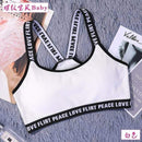 DUDUELITE Letter Sports Bras Push Up Sports Bra Underwear Set Fitness Running Yoga Sport Tops Jogging Gym Women Sports Bra Girl AExp