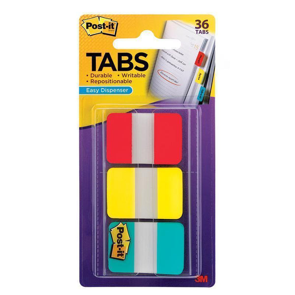 DURABLE INDEX TABS 1X1.5 3/PK-Supplies-JadeMoghul Inc.