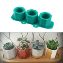 Durable Silicone Flowerpot Mold Cement Pot DIY Succulent Making Mold Manual Clay Craft Cement Silicone Concrete Bottle Mould AExp