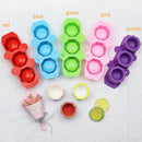 Durable Silicone Flowerpot Mold Cement Pot DIY Succulent Making Mold Manual Clay Craft Cement Silicone Concrete Bottle Mould AExp