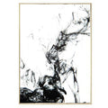 Dynamic Abstract Ink Canvas Paintings Chinese Black White Poster Print Nordic Wall Art Picture for Living Room Home Office Decor-10x15cm no frame-pattern 4-JadeMoghul Inc.
