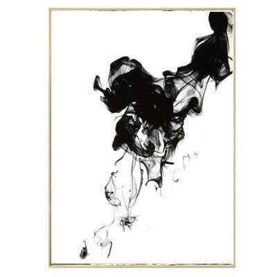 Dynamic Abstract Ink Canvas Paintings Chinese Black White Poster Print Nordic Wall Art Picture for Living Room Home Office Decor-10x15cm no frame-pattern 5-JadeMoghul Inc.