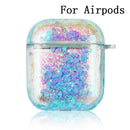 Dynamic Liquid Case For AirPods Cases Glitter Liquid Cover For AirPod 2 Covers Protector For Air Pods Pro Bumper Hard Coque Etui AExp