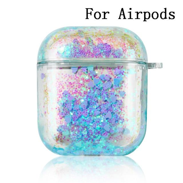 Dynamic Liquid Case For AirPods Cases Glitter Liquid Cover For AirPod 2 Covers Protector For Air Pods Pro Bumper Hard Coque Etui AExp
