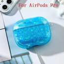 Dynamic Liquid Case For AirPods Cases Glitter Liquid Cover For AirPod 2 Covers Protector For Air Pods Pro Bumper Hard Coque Etui AExp
