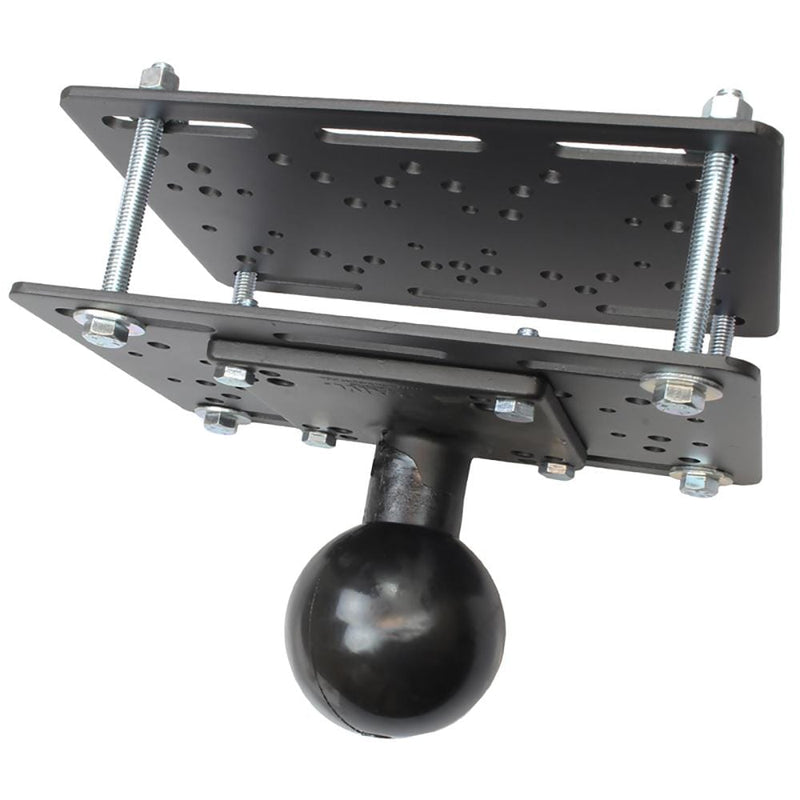 E Size RAM Mount Forklift Overhead Guard Plate w/E Size 3.38" Ball [RAM-335-E-246] RAM Mounting Systems