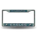 Cute License Plate Frames Eagles Bling Chrome Frame