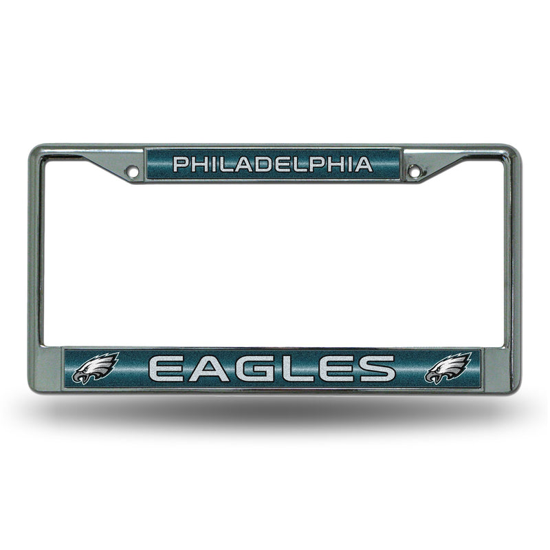 Cute License Plate Frames Eagles Bling Chrome Frame