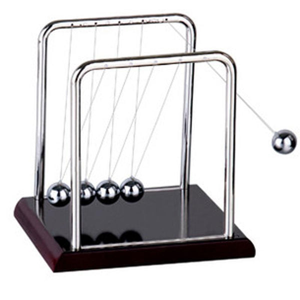 Early Fun Development Educational Desk Toy Gift Newtons Cradle Steel Balance Ball Physics Science Pendulum--JadeMoghul Inc.