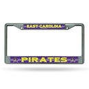 Audi License Plate Frame East Carolina Bling Chrome Frame