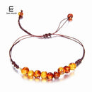EAST WORLD Baby Adult Amber Bracelet Anklet Best Natural Jewelry Gifts for Women Ladies Girls Handmade Multi Color Strand Bijoux-design 9-adult 16cm with 9cm-JadeMoghul Inc.