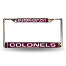 License Plate Frames Eastern Kentucky Laser Chrome Frame