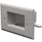Easy-Mount Slim-Fit Recessed Low-Voltage Cable Plate (White)-Cables, Connectors & Accessories-JadeMoghul Inc.