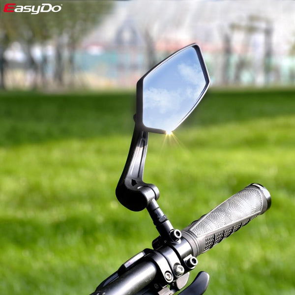 EasyDo Bicycle Rear View Mirror Bike Cycling Wide Range Back Sight Reflector Adjustable Left Right Mirrors JadeMoghul Inc. 