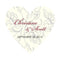 Eclectic Patterns Heart Sticker Vintage Pink (Pack of 1)-Wedding Favor Stationery-Mocha Mousse-JadeMoghul Inc.