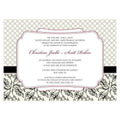 Eclectic Patterns Invitation Sea Blue (Pack of 1)-Invitations & Stationery Essentials-Black-JadeMoghul Inc.