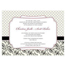 Eclectic Patterns Invitation Sea Blue (Pack of 1)-Invitations & Stationery Essentials-Classical Green-JadeMoghul Inc.