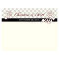 Eclectic Patterns Note Card Vintage Pink (Pack of 1)-Weddingstar-Mocha Mousse-JadeMoghul Inc.