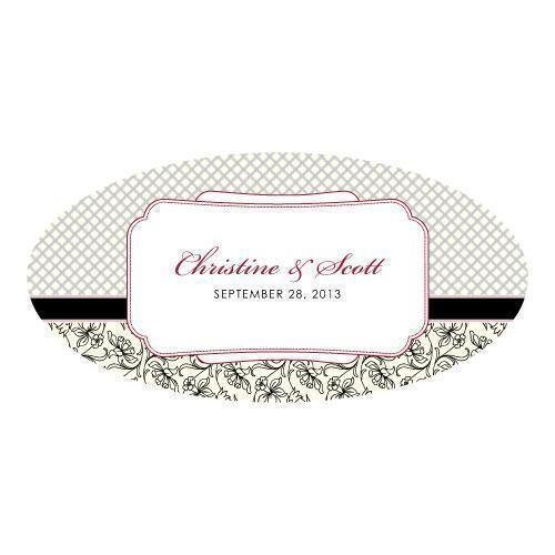 Eclectic Patterns Small Cling Vintage Pink (Pack of 1)-Wedding Signs-Mocha Mousse-JadeMoghul Inc.