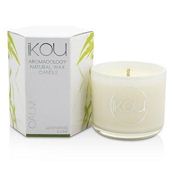 Eco-Luxury Aromacology Natural Wax Candle Glass - Calm (Lemongrass & Lime) - (2x2) inch-Home Scent-JadeMoghul Inc.
