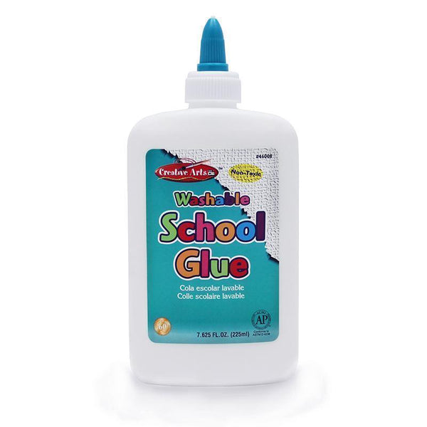 ECONOMY WASHABLE SCHOOL GLUE 8 OZ-Supplies-JadeMoghul Inc.