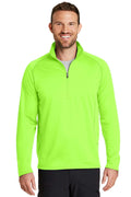 Eddie Bauer 1/2-Zip Base Layer Fleece EB236-Activewear-Vivid Lime-4XL-JadeMoghul Inc.