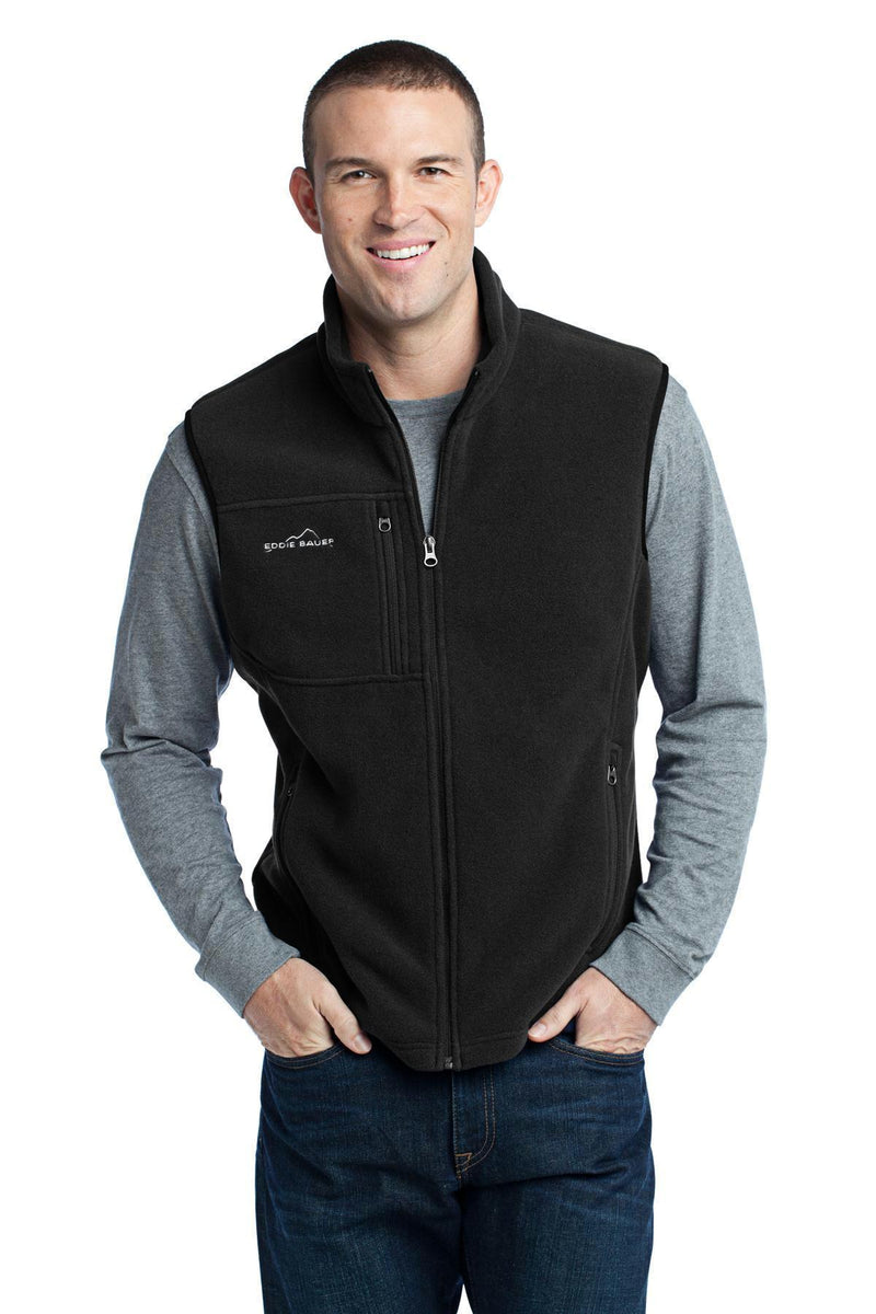 Eddie Bauer - Fleece Vest. EB204-Sweatshirts/Fleece-Black-4XL-JadeMoghul Inc.