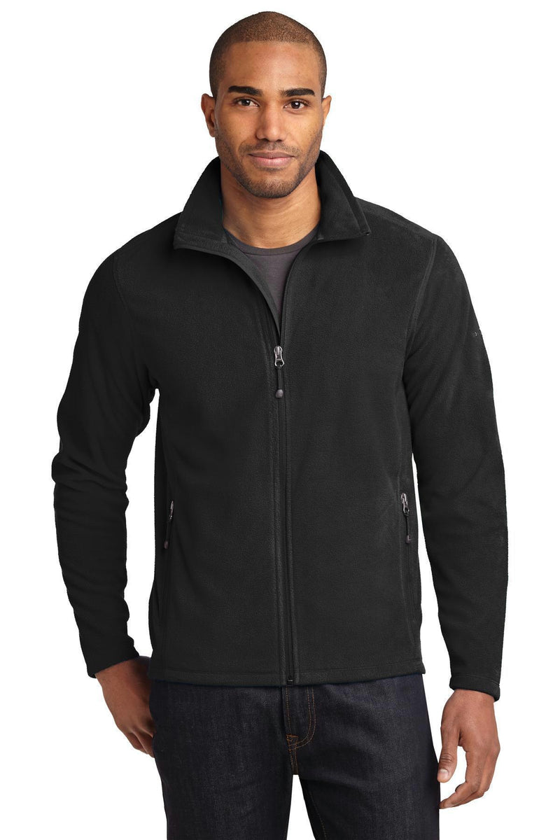 Eddie Bauer Full-Zip microFleece Jacket. EB224-Sweatshirts/Fleece-Black-4XL-JadeMoghul Inc.