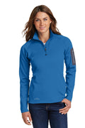 Eddie Bauer Ladies 1/2-Zip Performance Fleece. EB235-Sweatshirts/fleece-Ascent Blue-4XL-JadeMoghul Inc.