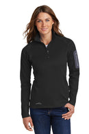 Eddie Bauer Ladies 1/2-Zip Performance Fleece. EB235-Sweatshirts/fleece-Black-4XL-JadeMoghul Inc.