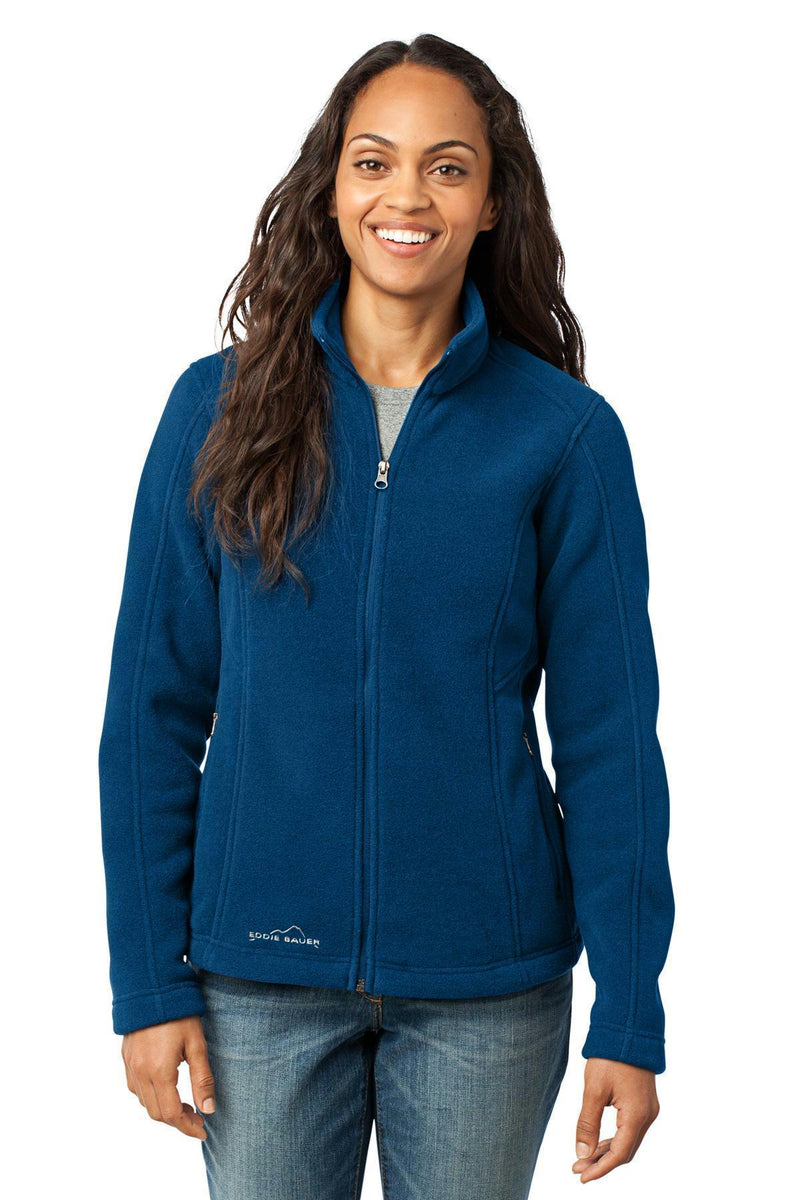 Eddie Bauer - Ladies Full-Zip Fleece Jacket. EB201-Sweatshirts/Fleece-Deep Sea Blue-4XL-JadeMoghul Inc.