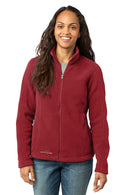 Eddie Bauer - Ladies Full-Zip Fleece Jacket. EB201-Sweatshirts/Fleece-Red Rhubarb-4XL-JadeMoghul Inc.