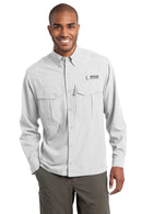 Eddie Bauer - Long Sleeve Performance Fishing Shirt. EB600-Woven Shirts-White-4XL-JadeMoghul Inc.