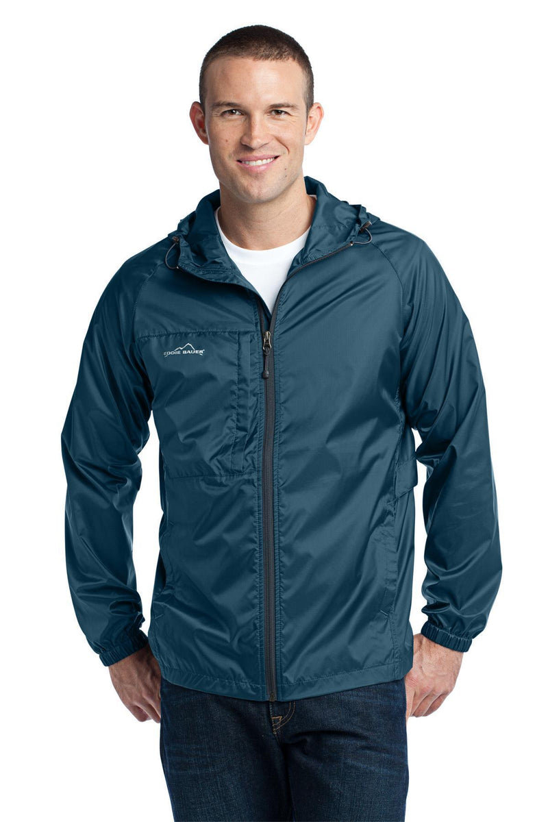 Eddie Bauer - Packable Wind Jacket. EB500-Outerwear-Adriatic Blue-XS-JadeMoghul Inc.