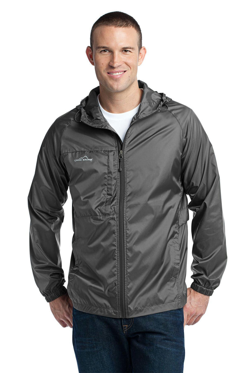 Eddie Bauer - Packable Wind Jacket. EB500-Outerwear-Grey Steel-4XL-JadeMoghul Inc.