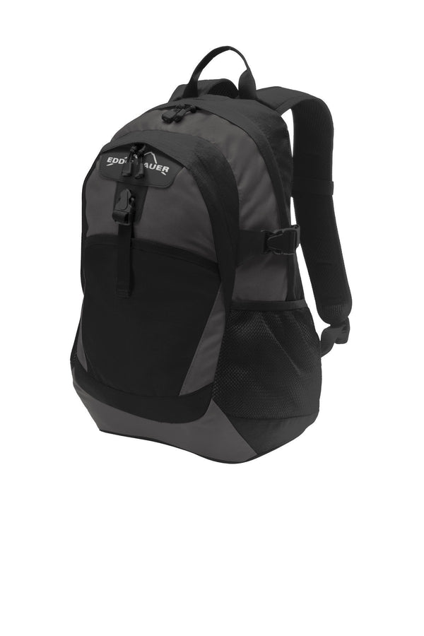 Eddie Bauer Ripstop Backpack. EB910-Bags-Black/ Grey Steel-OSFA-JadeMoghul Inc.