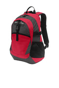 Eddie Bauer Ripstop Backpack. EB910-Bags-Radish/ Grey Steel-OSFA-JadeMoghul Inc.